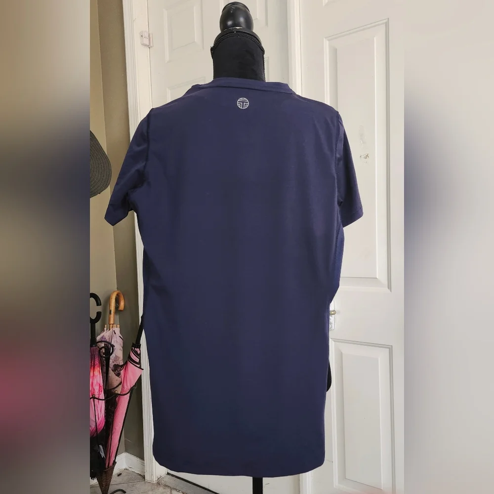 ‼️TORY BURCH‼️ Navy Blue Short Sleeve Athletic T-shirt, Tory Sport Size L